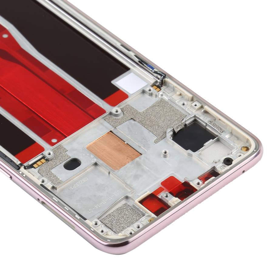 For OPPO Reno3 5G/Reno3 4G PCHM30 CPH2043 Front Housing LCD Frame Bezel Plate (Black)