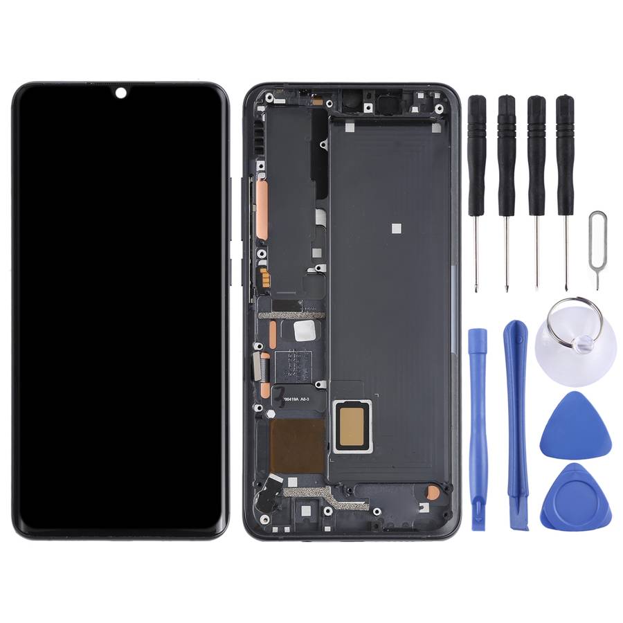 Original LCD Screen and Digitizer Full Assembly With Frame for Xiaomi Mi CC9 Pro / Mi Note 10 / Mi N