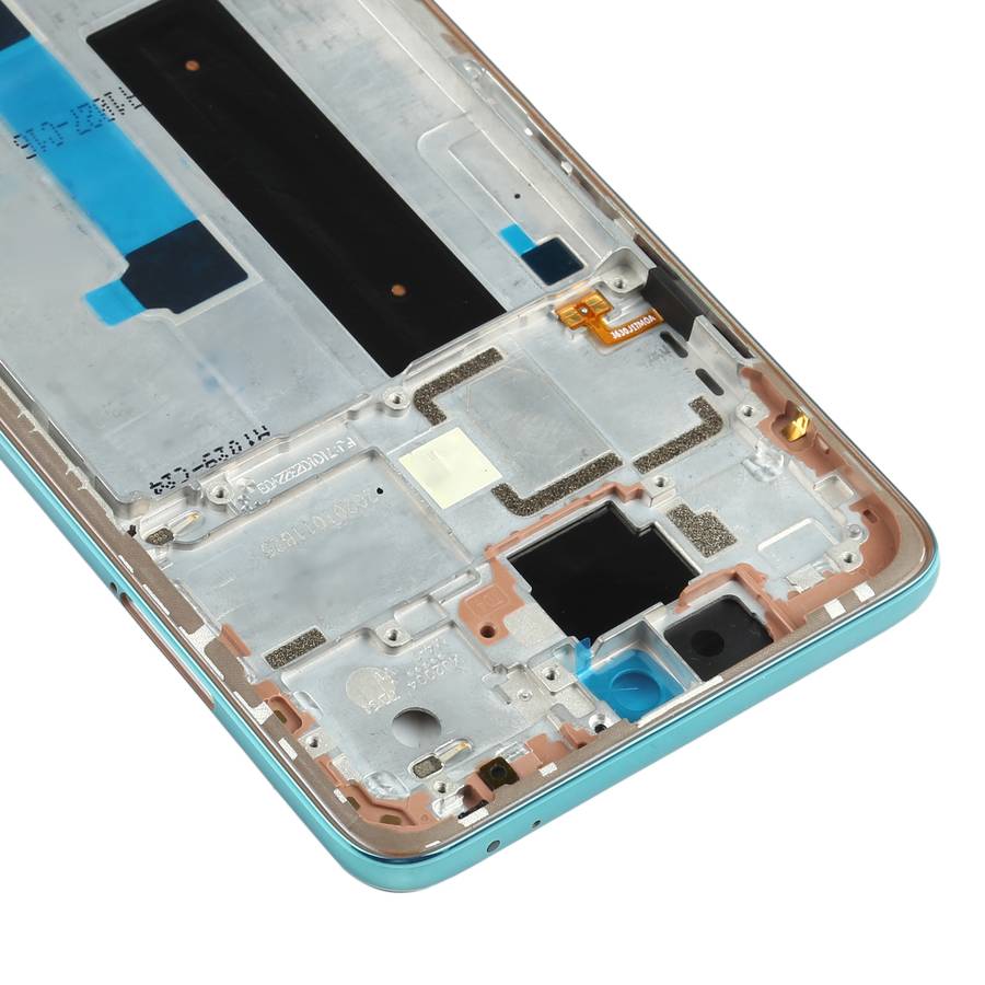 Original Front Housing LCD Frame Bezel Plate for Xiaomi Redmi Note 9 Pro 5G M2007J17C(Green Lake)