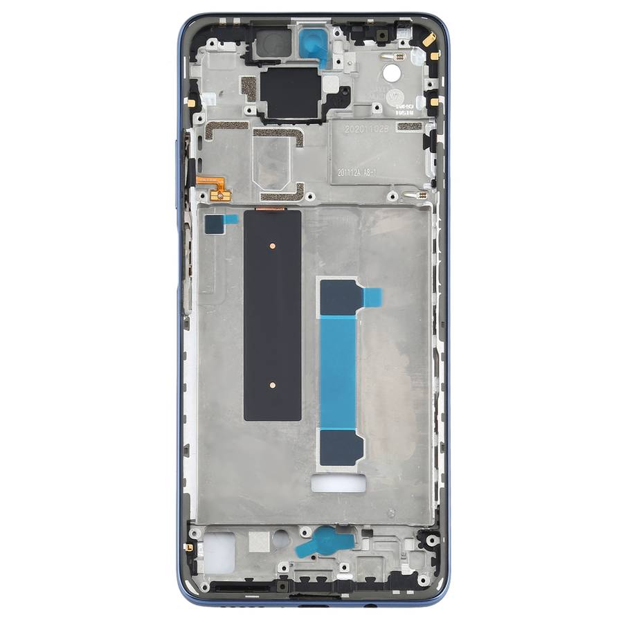 Original Front Housing LCD Frame Bezel Plate for Xiaomi Redmi Note 9 Pro 5G M2007J17C(Green Lake)