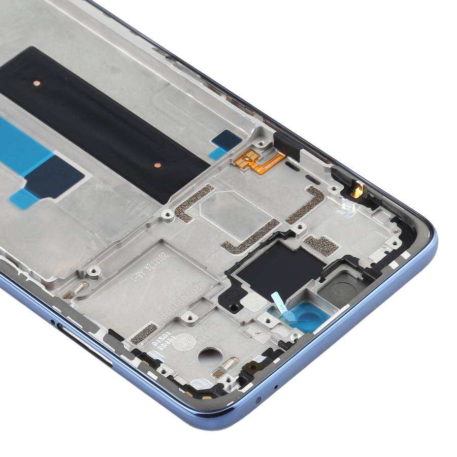 Original Front Housing LCD Frame Bezel Plate for Xiaomi Redmi Note 9 Pro 5G M2007J17C(Green Lake)