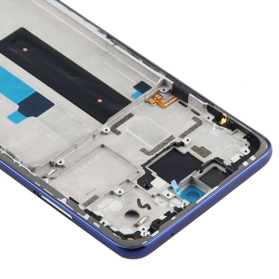 Original Front Housing LCD Frame Bezel Plate for Xiaomi Redmi Note 9 Pro 5G M2007J17C(Green Lake)