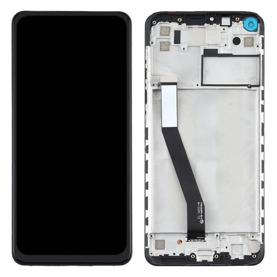 TFT LCD Screen for Xiaomi Redmi Note 9 /Redmi 10X 4G Digitizer Full Assembly with Frame(Black)