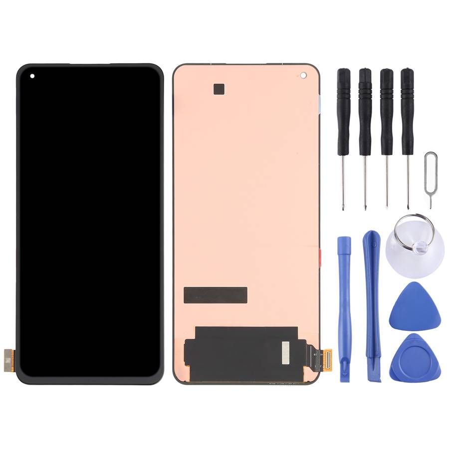 Original AMOLED Material LCD Screen and Digitizer Full Assembly for Xiaomi Mi 11 Lite/11 Lite 5G NE