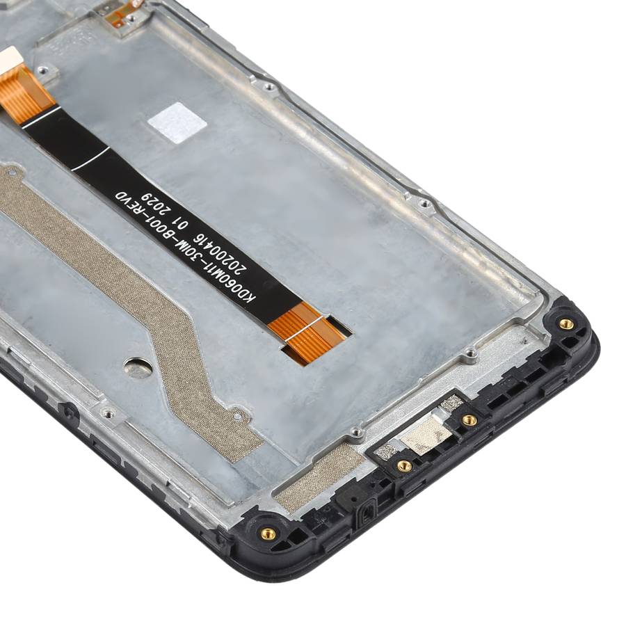 LCD Screen and Digitizer Full Assembly with Frame for Nokia C3(Black)