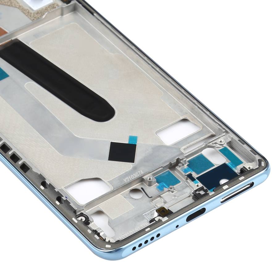Original Front Housing LCD Frame Bezel Plate for Xiaomi Poco F3 M2012K11AG (Black)