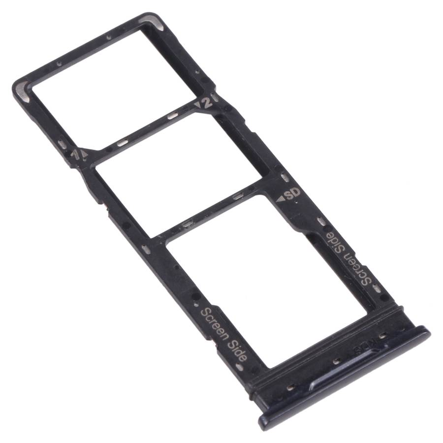 For Tecno Spark 5 Air KD6a SIM Card Tray + SIM Card Tray + Micro SD Card Tray (Blue)
