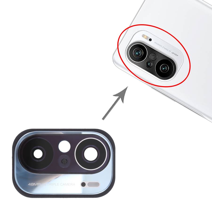 Camera Lens Cover for Xiaomi POCO F3(48MP) M2012K11AG(Black)