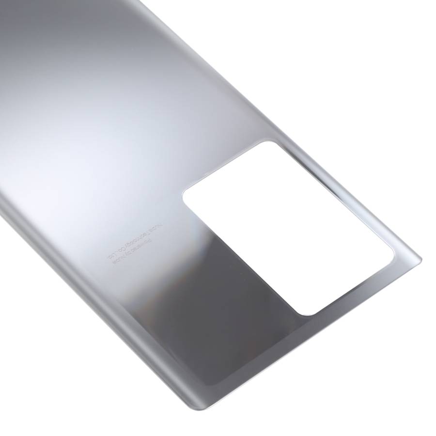 Glass Battery Back Cover for ZTE Nubia Z30 Pro(Silver)