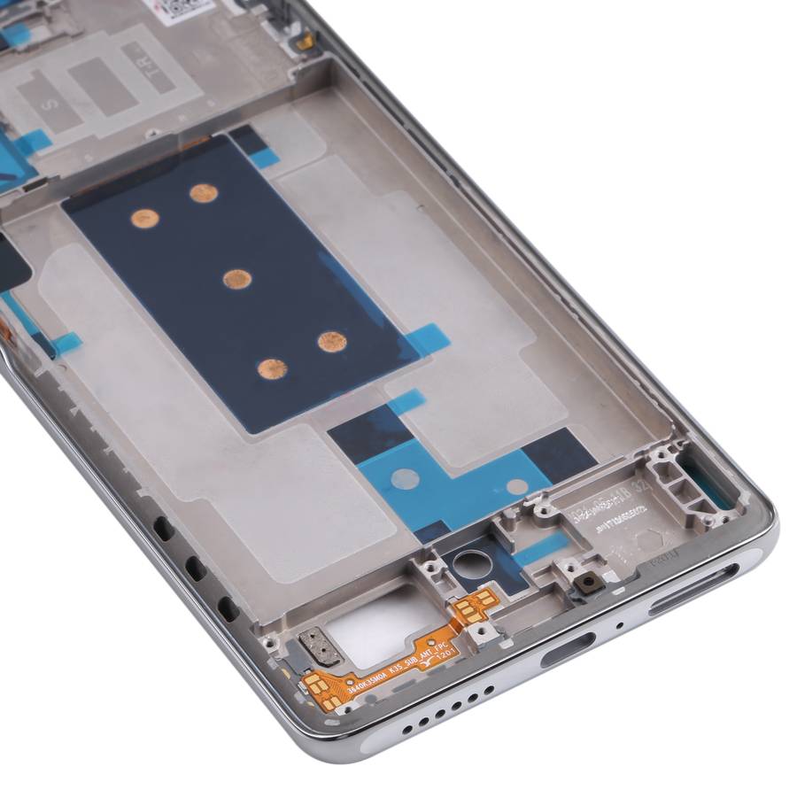 Original Front Housing LCD Frame Bezel Plate for Xiaomi 11T / 11T Pro 21081111RG 2107113SG(Silver)