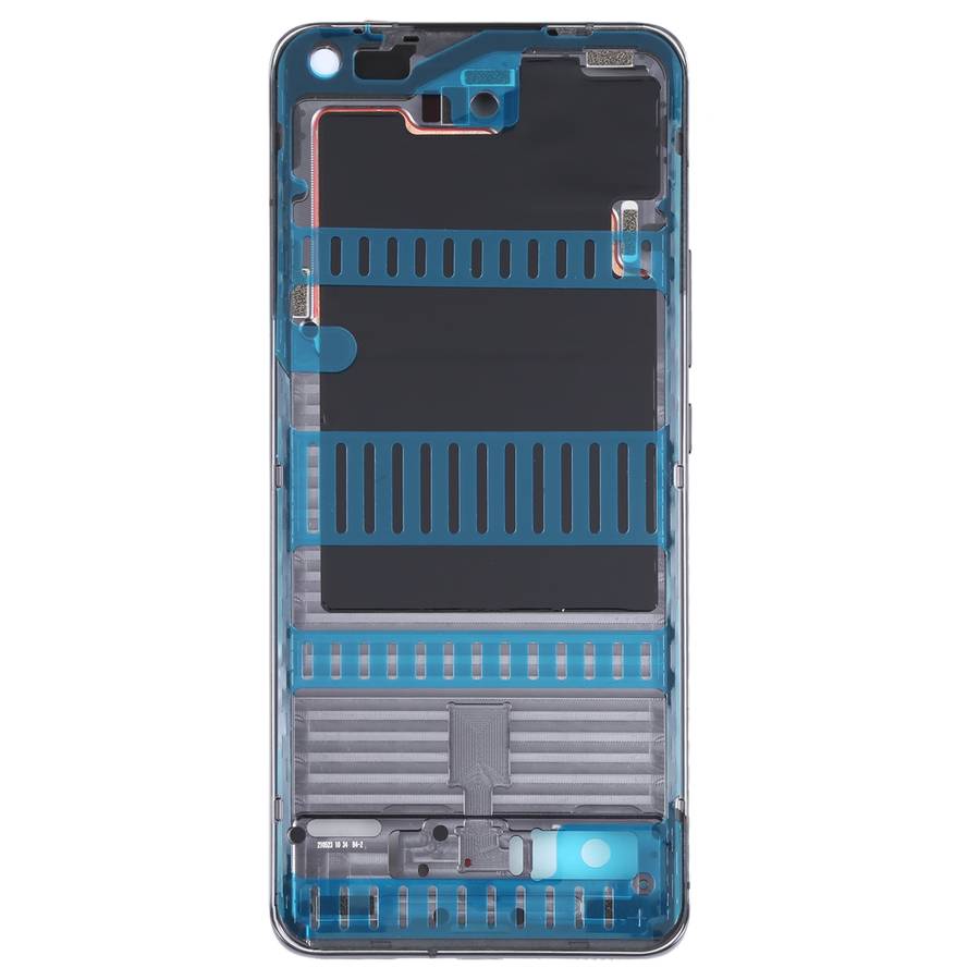 Original Front Housing LCD Frame Bezel Plate for Xiaomi Mi 11 Pro M2102K1AC (Black)