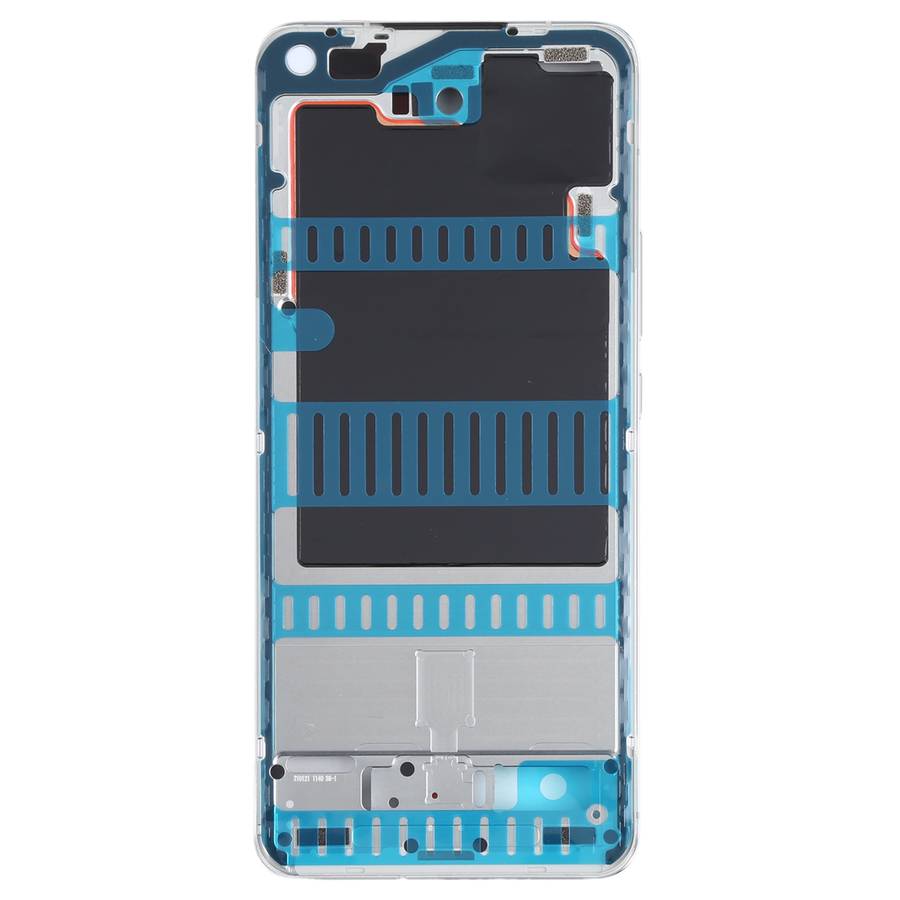 Original Front Housing LCD Frame Bezel Plate for Xiaomi Mi 11 Pro M2102K1AC (Black)