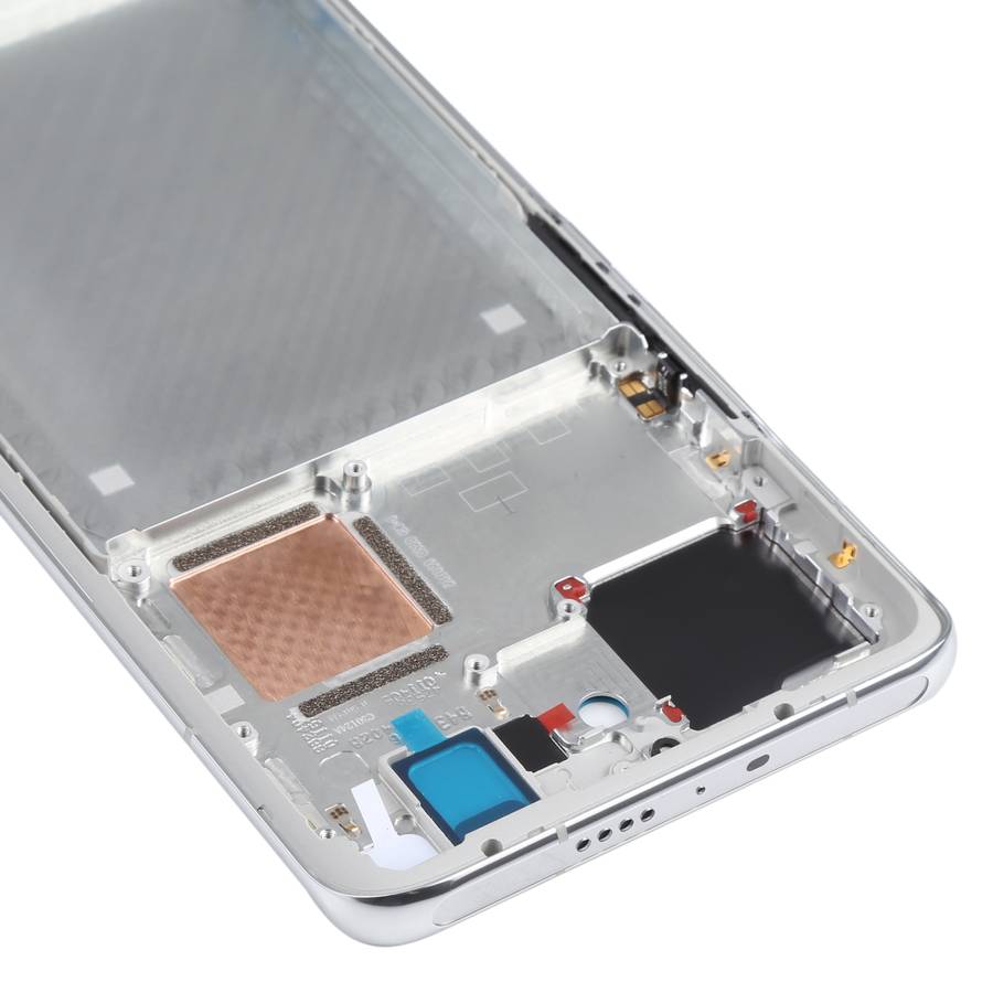 Original Front Housing LCD Frame Bezel Plate for Xiaomi Mi 11 Pro M2102K1AC (Black)