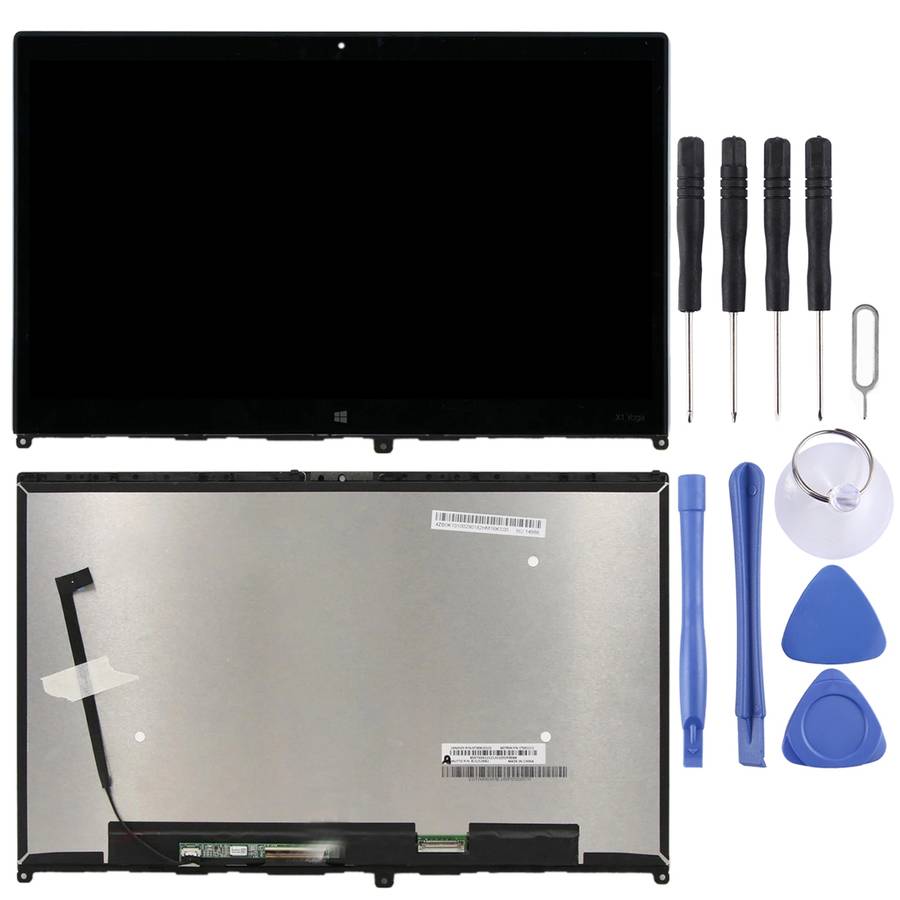 LCD Screen and Digitizer Full Assembly with Frame for Lenovo ideaPad Flex 5-14IIL05 5-14ARE05 5-14IT