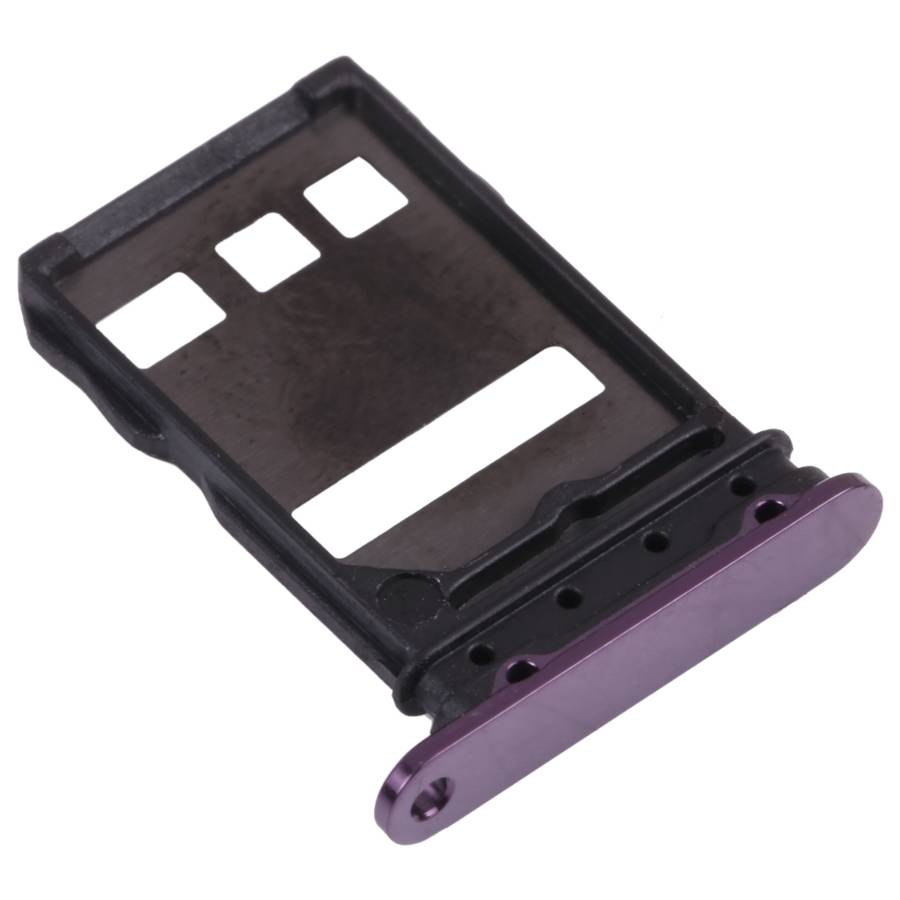 SIM Card Tray + NM Card Tray for Huawei Mate 30E Pro 5G (Black)