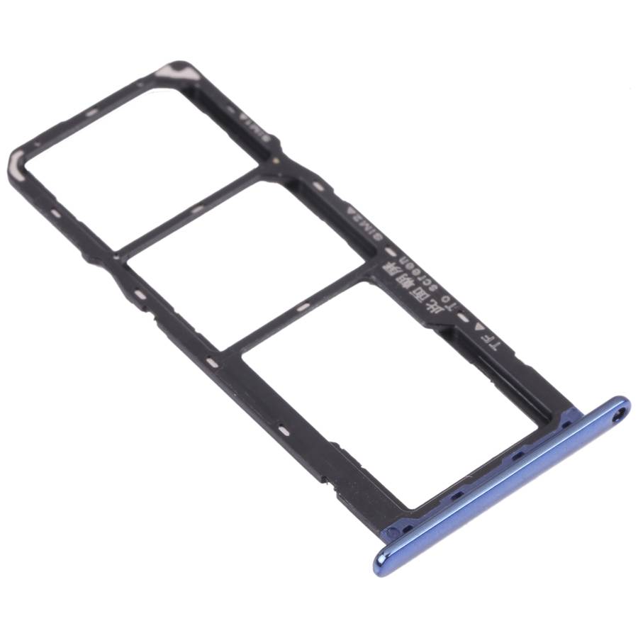 SIM Card Tray + SIM Card Tray + Micro SD Card Tray for Honor 7A Pro (Black)