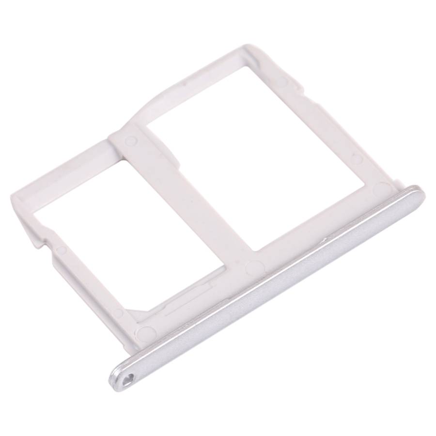 Nano SIM Card Tray + Micro SD Card Tray for LG K31 LM-K300Q, LMK300, LGL355DL (Silver)
