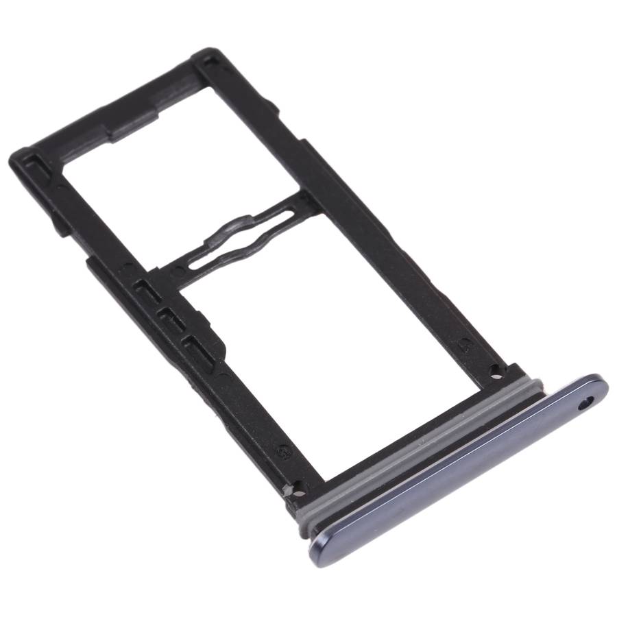 Nano SIM Card Tray + Nano SIM Card Tray / Micro SD Card Tray for LG G8S ThinQ LMG810, LM-G810, LMG81