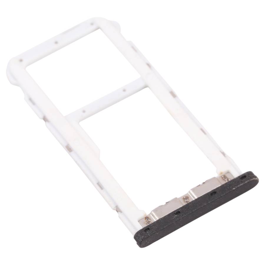 SIM Card Tray + SIM Card Tray / Micro SD Card Tray for ZTE Blade V9 Vita (Black)