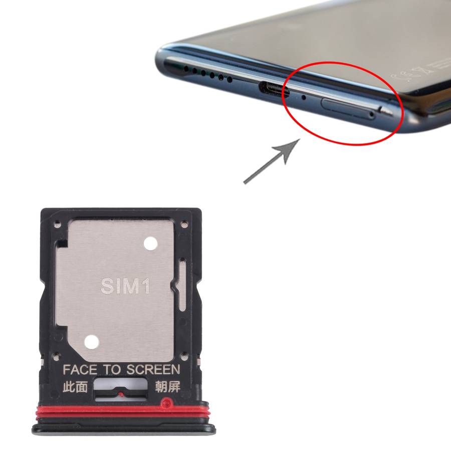 SIM Card Tray + SIM Card Tray / Micro SD Card Tray for Xiaomi Redmi Note 11 Pro (China) 21091116C /