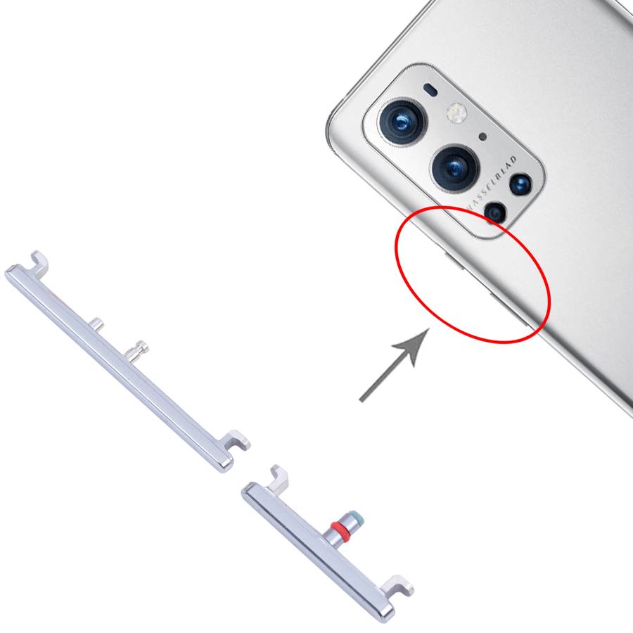 For OnePlus 9 Pro Original Power Button and Volume Control Button (Black)