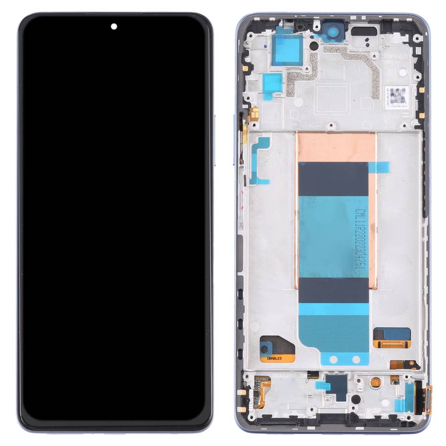 Original LCD Screen for Xiaomi Redmi K40S Digitizer Full Assembly with Frame(Black)
