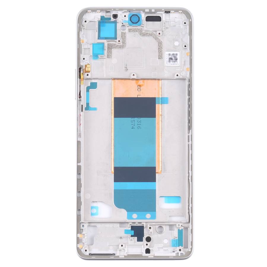 Front Housing LCD Frame Bezel Plate for Xiaomi Redmi K40S / Poco F4(Black)