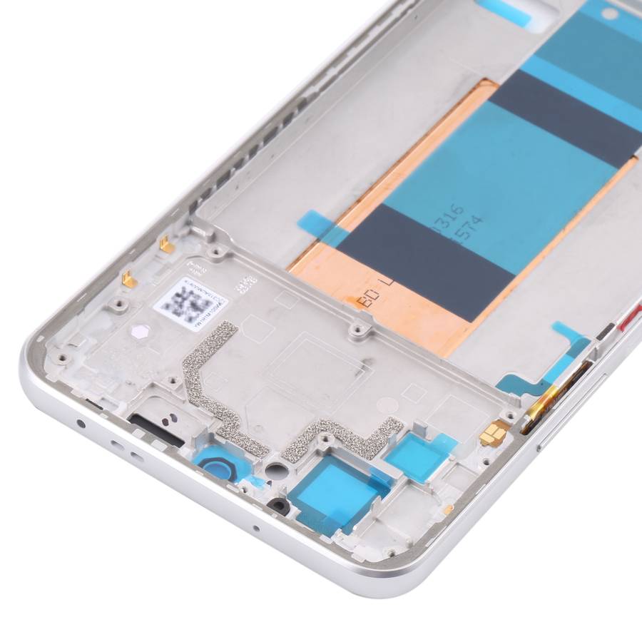 Front Housing LCD Frame Bezel Plate for Xiaomi Redmi K40S / Poco F4(Black)