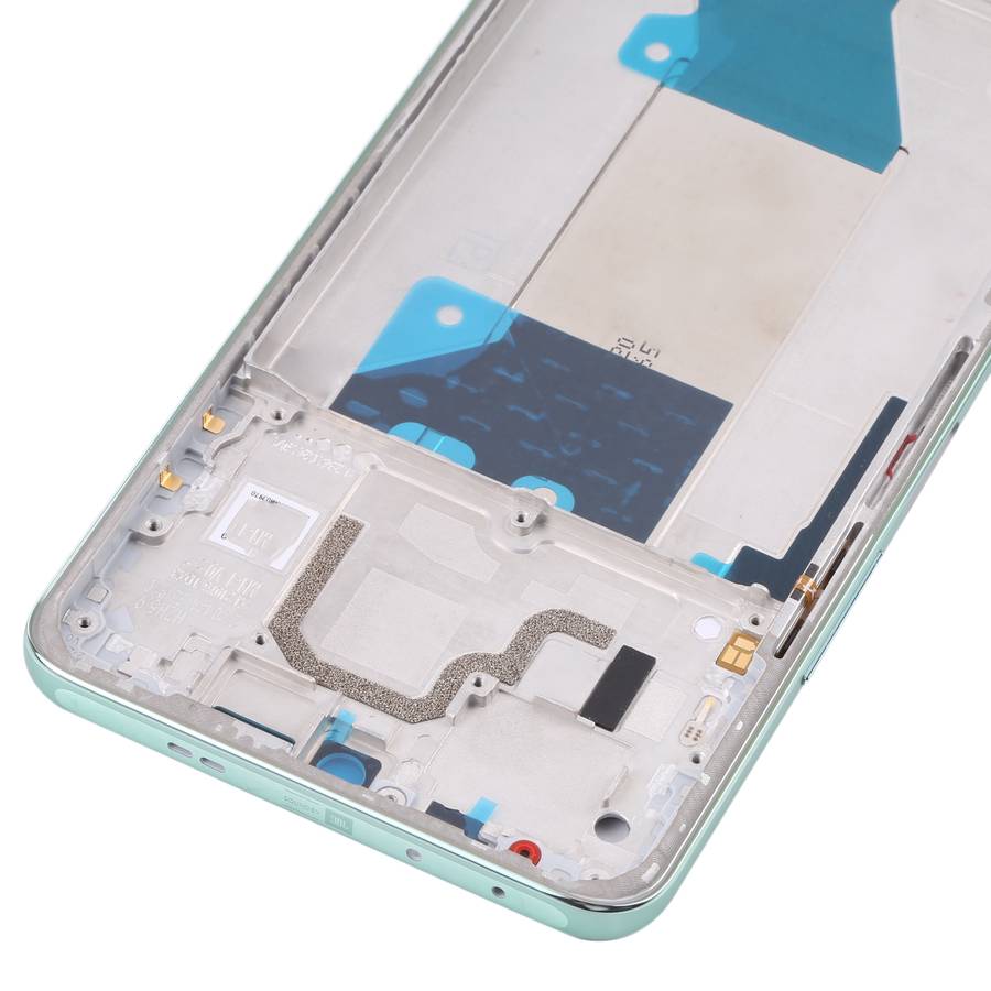 Front Housing LCD Frame Bezel Plate for Xiaomi Redmi K50 / Redmi K50 Pro(Black)