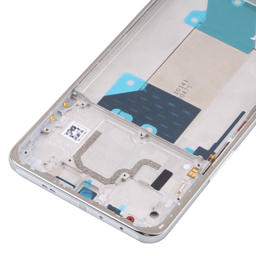 Front Housing LCD Frame Bezel Plate for Xiaomi Redmi K50 / Redmi K50 Pro(Black)