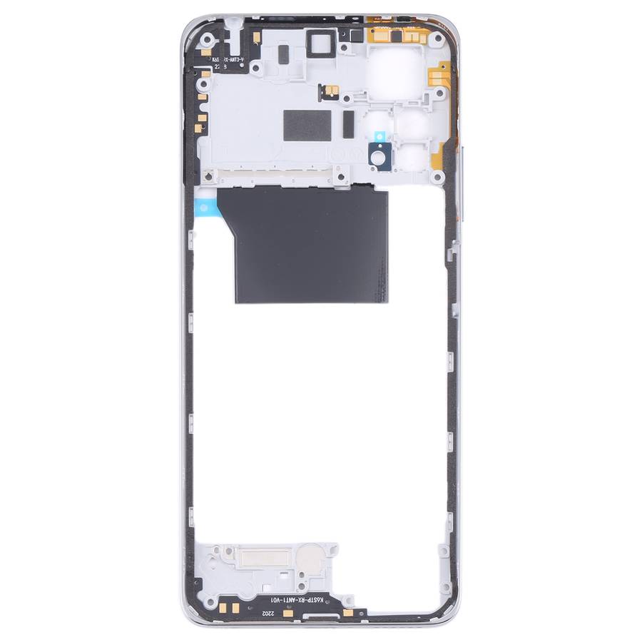 Middle Frame Bezel Plate for Xiaomi Poco X4 Pro 5G/Redmi Note 11E Pro(Black)