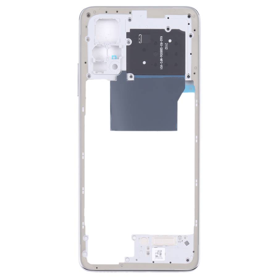 Middle Frame Bezel Plate for Xiaomi Poco X4 Pro 5G/Redmi Note 11E Pro(Black)