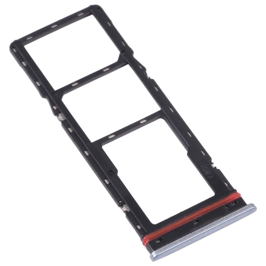 For Infinix Note 10 Pro/Note 10 Pro NFC X695 SIM Card Tray + SIM Card Tray + Micro SD Card Tray (Bla