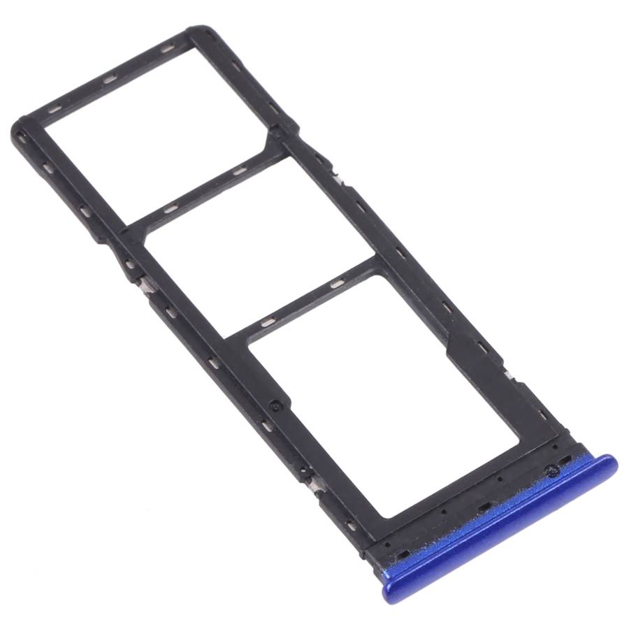For Tecno Spark 5 Air/Spark 5 Pro/Spark 5 SIM Card Tray + SIM Card Tray + Micro SD Card ... (Blue)
