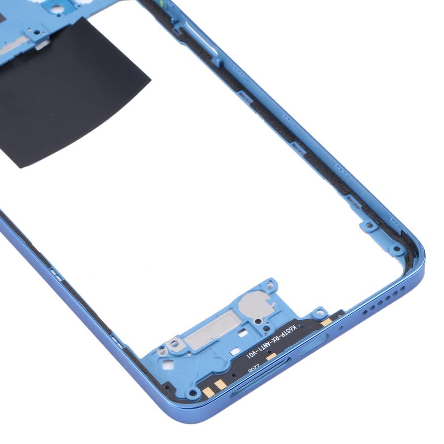 Original Middle Frame Bezel Plate for Xiaomi Redmi Note 11 Pro 4G 2201116TG 2201116TI(Black)