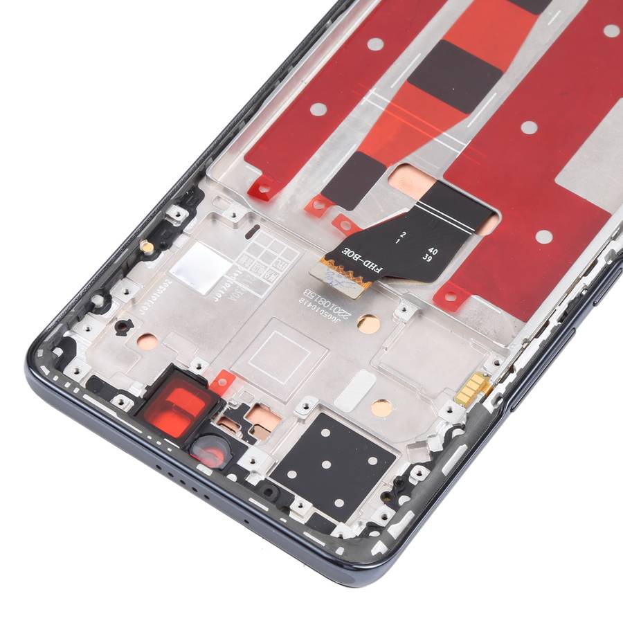 Original OLED LCD Screen for Honor 60 Pro Digitizer Full Assembly with Frame(Black)