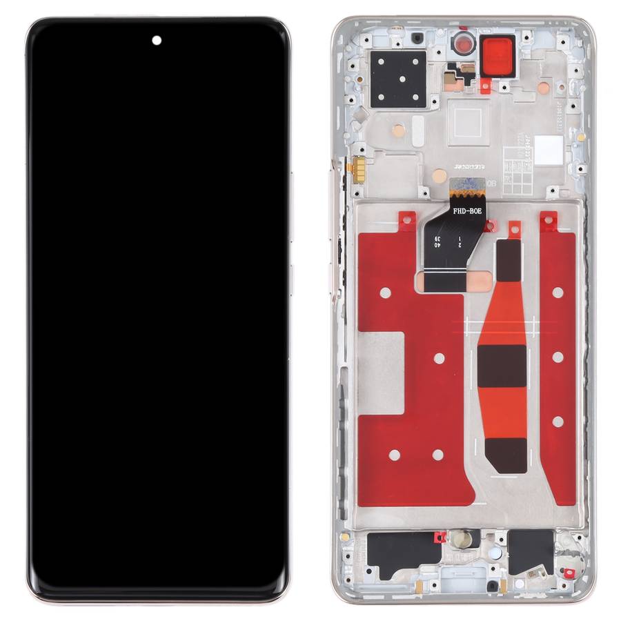 Original OLED LCD Screen for Honor 60 Pro Digitizer Full Assembly with Frame(Black)