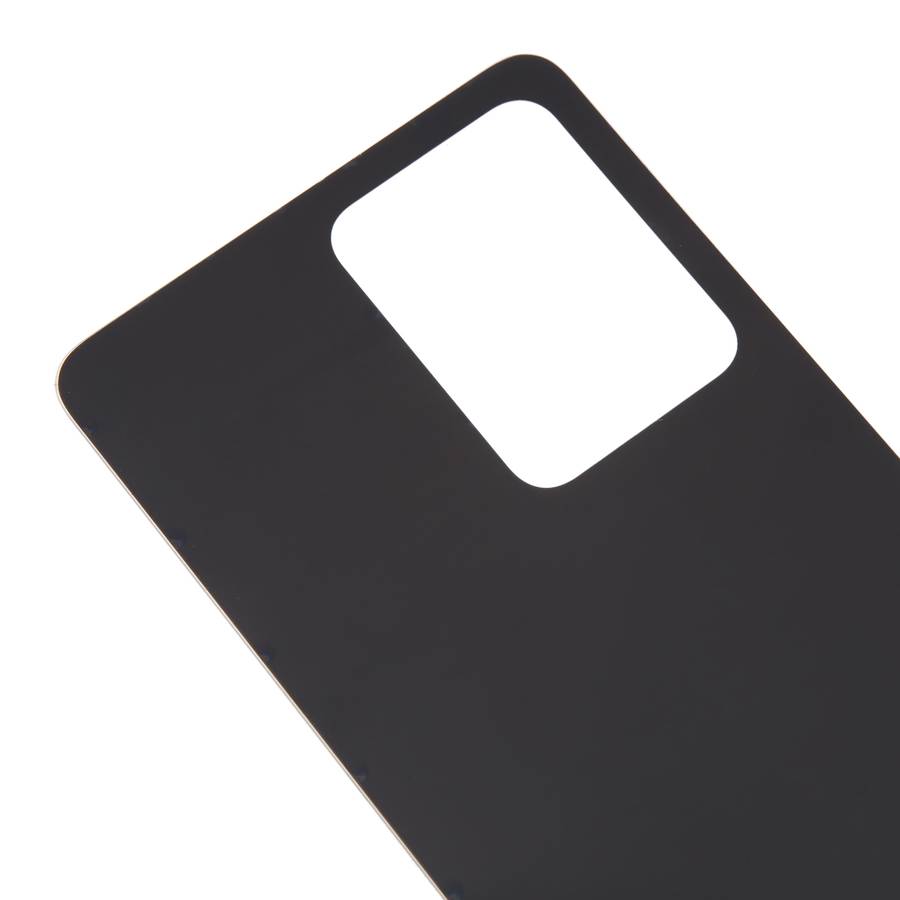 For Xiaomi Redmi Note 12 Pro Glass Battery Back Cover(Black)