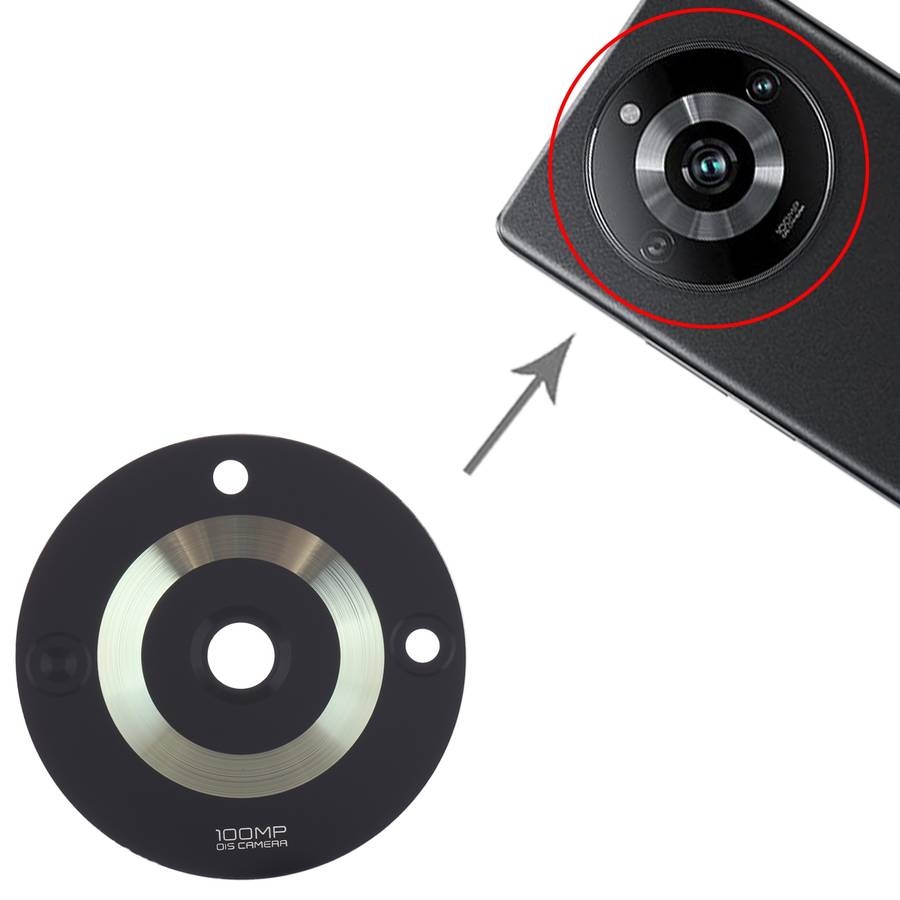 For Realme 11 Pro 10pcs Original Back Camera Lens(Black)