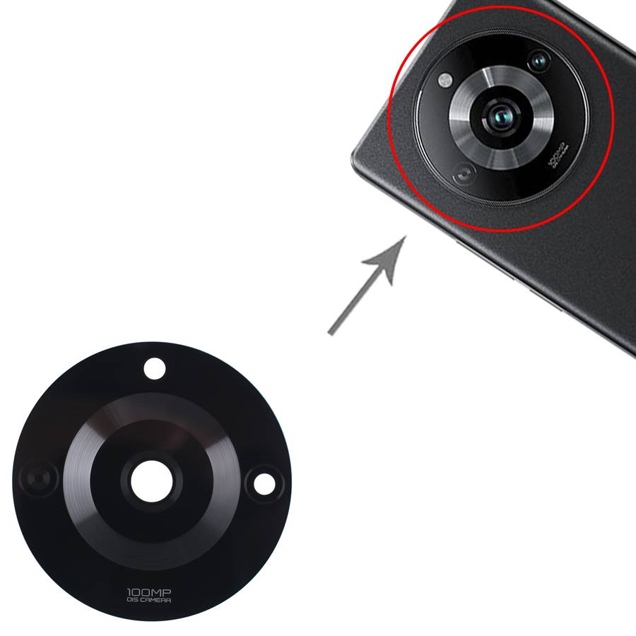 For Realme 11 Pro 10pcs Original Back Camera Lens(Black)