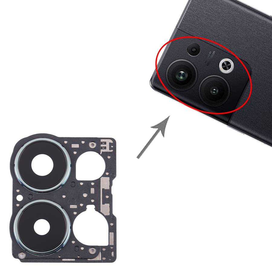 For OPPO Reno9 Pro+ Original Camera Lens Cover (Black)