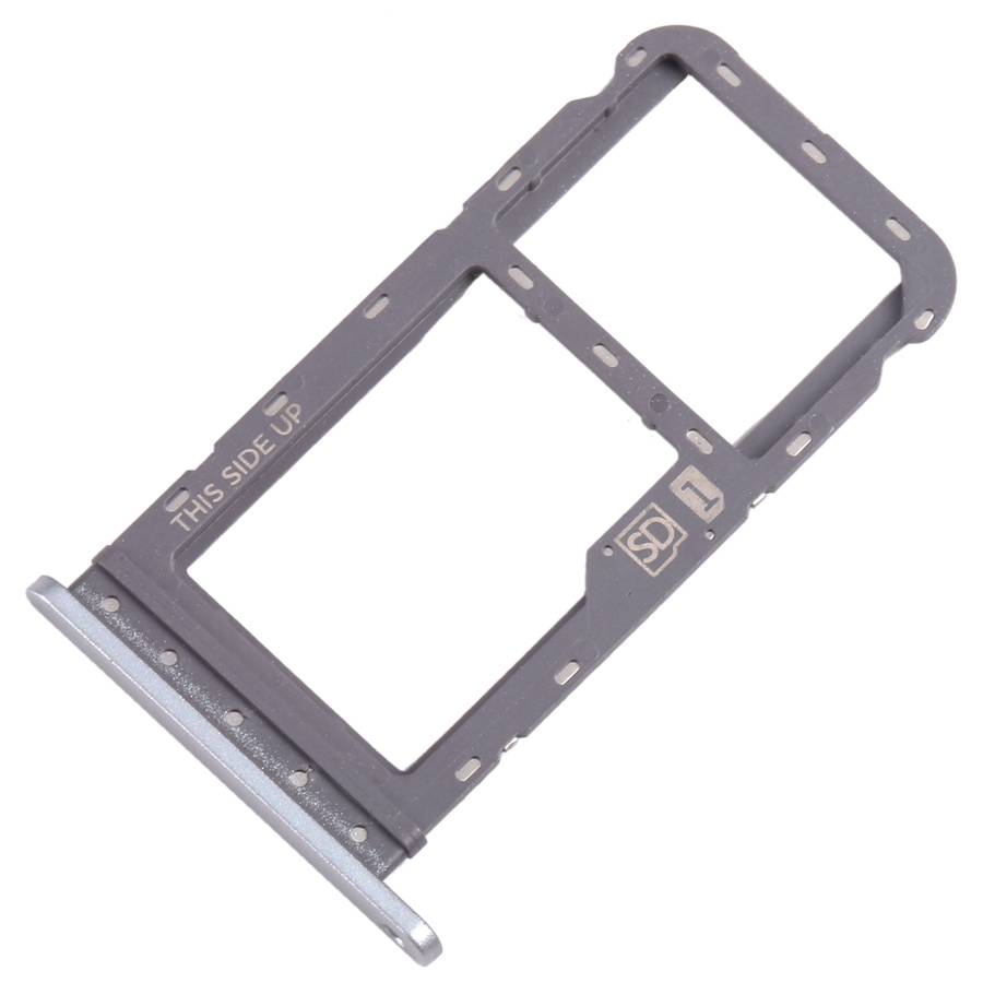 For Motorola Moto G Power 2021 SIM Card Tray + Micro SD Card Tray (Blue)