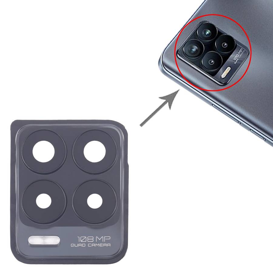 For Realme 8 Pro Original Camera Lens Cover (Black)