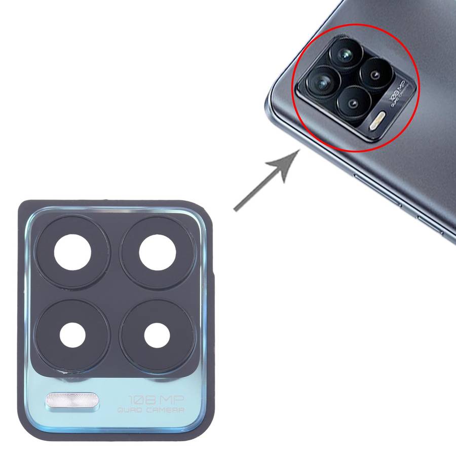 For Realme 8 Pro Original Camera Lens Cover (Black)