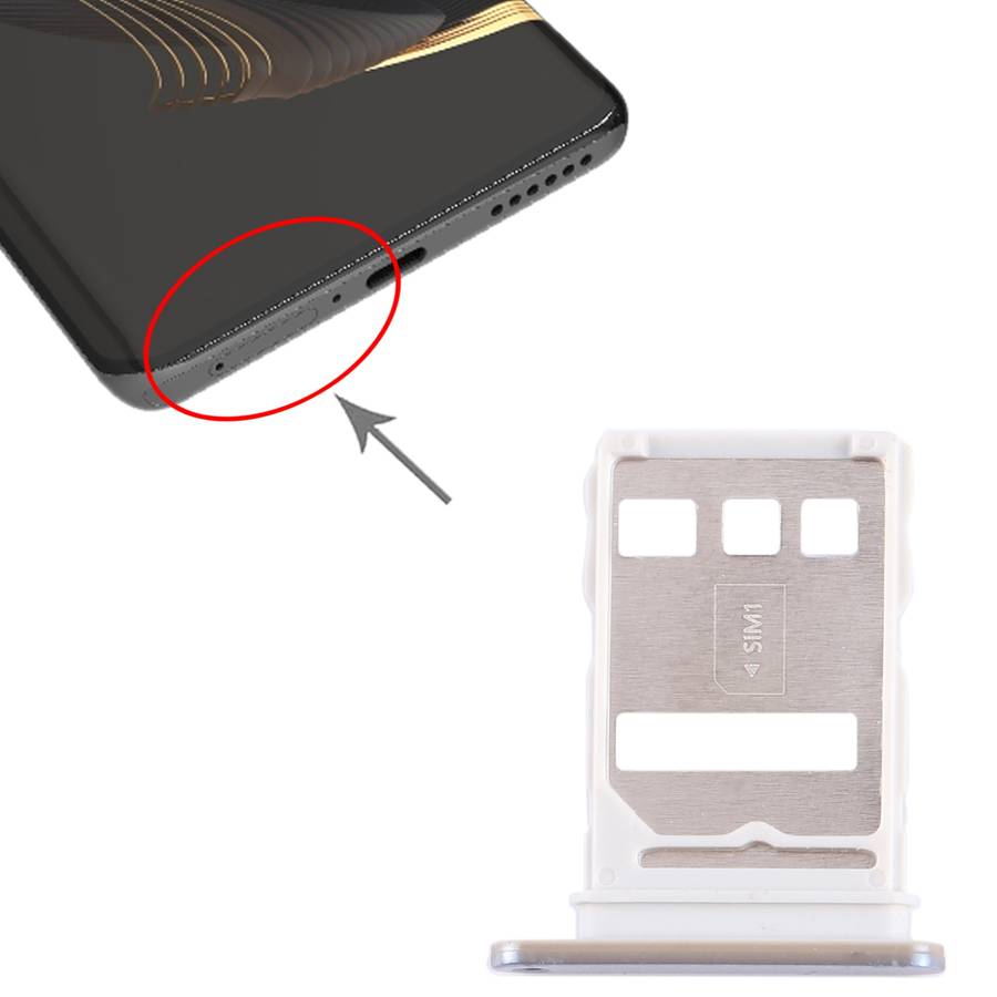For Huawei nova 10 Pro SIM Card Tray (Black)