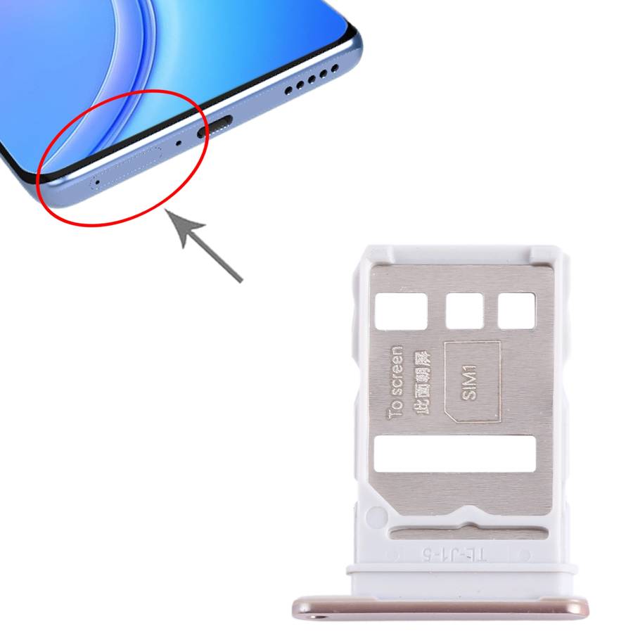 For Honor 60 Pro SIM + SIM Card Tray (Black)