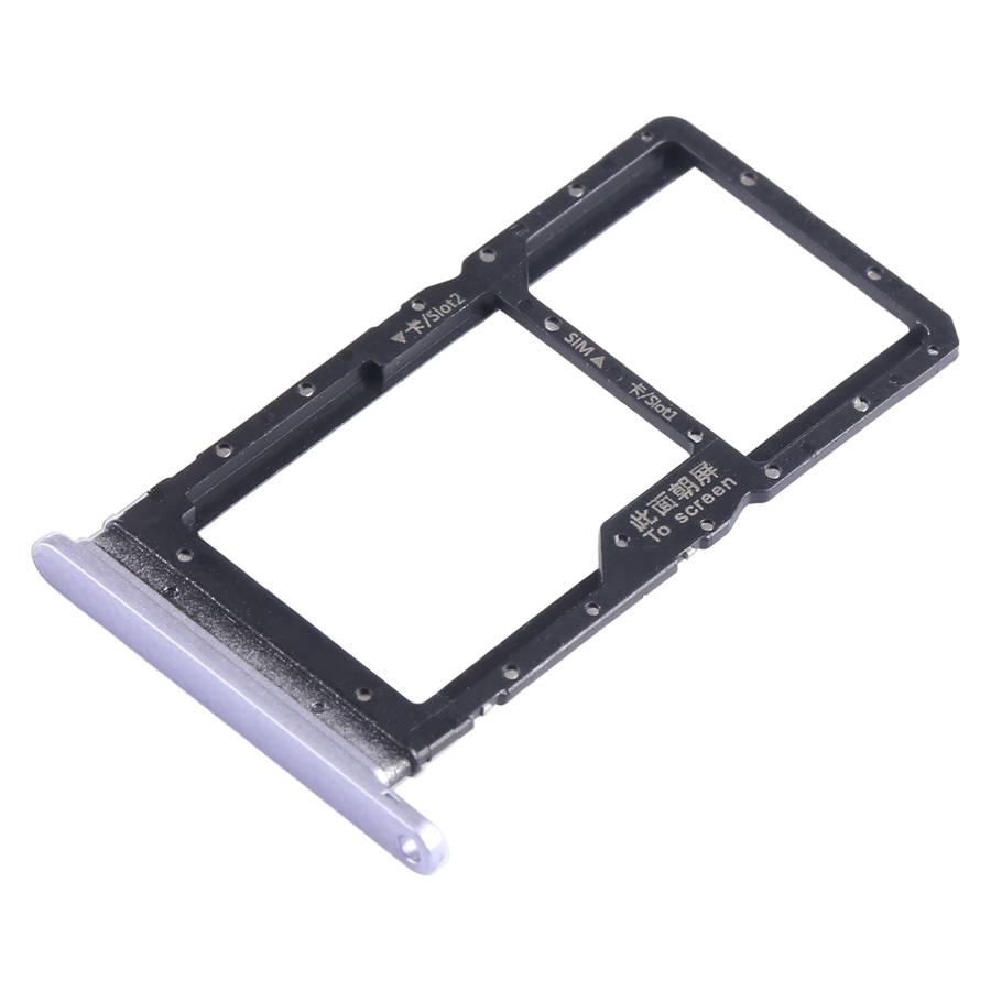 For Honor Play 5T SIM + SIM Card Tray (Black)