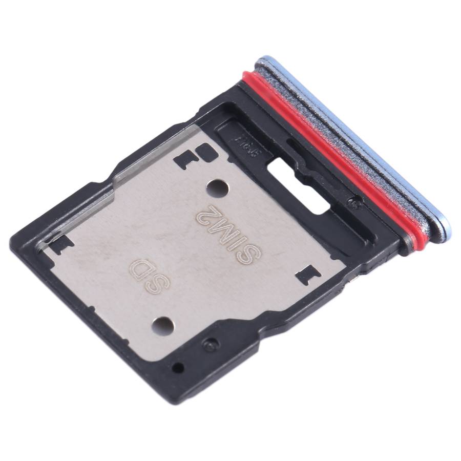For Xiaomi Redmi Note 11T Pro SIM Card Tray + SIM Card Tray / Micro SD Card Tray (Black)