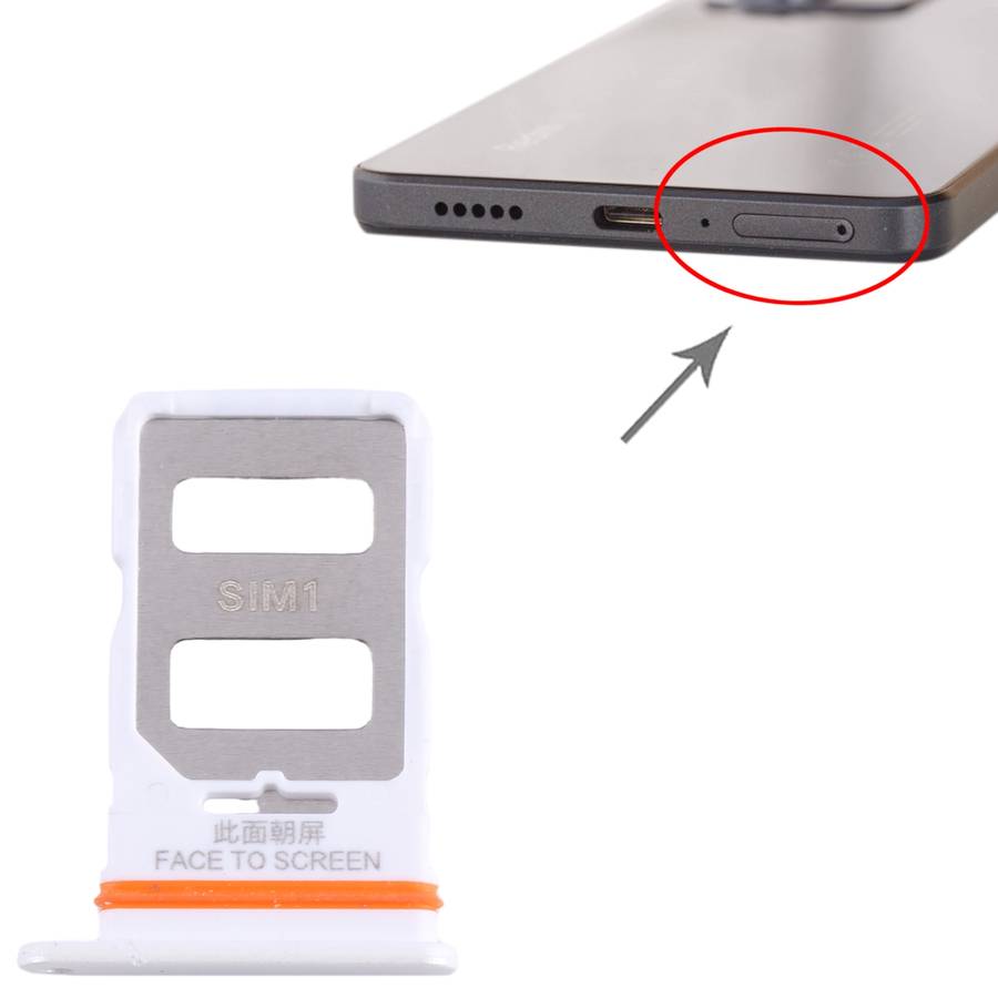 For Xiaomi Poco X5 Pro SIM Card Tray + SIM Card Tray (Black)