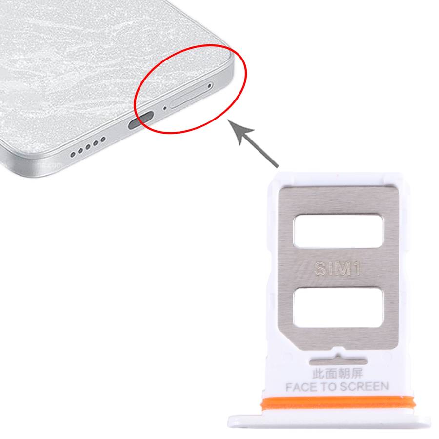 For Xiaomi Note 13 Pro SIM Card Tray + SIM Card Tray (Black)